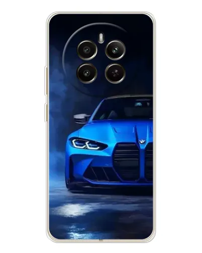 Чохол для Realme 12 з картинкою «Блакитна BMW M4»