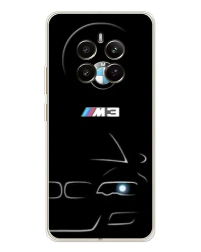 Чохол для Realme 12 з картинкою «Мінімалістичний принт BMW M3»