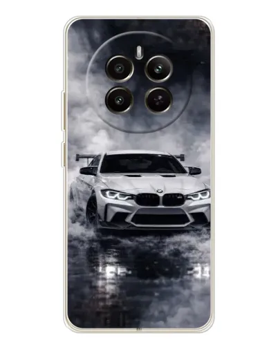 Чохол для Realme 12 з картинкою «BMW крізь туман»