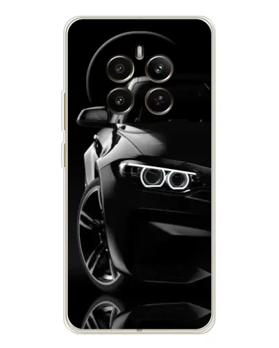 Чохол для Realme 12 з картинкою «Чорна BMW — профіль» Чохол для Realme 12 з картинкою «Чорна BMW — профіль»