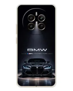 Чохол для Realme 12 з картинкою «BMW крізь нічне місто» Чохол для Realme 12 з картинкою «BMW крізь нічне місто»