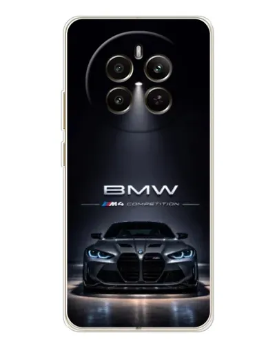 Чохол для Realme 12 з картинкою «BMW крізь нічне місто» Чохол для Realme 12 з картинкою «BMW крізь нічне місто»