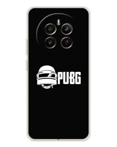 Чехол для Realme 12 с картинкой «PUBG — классический лого»