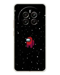 Чехол для Realme 12 с картинкой «Красный Among Us»