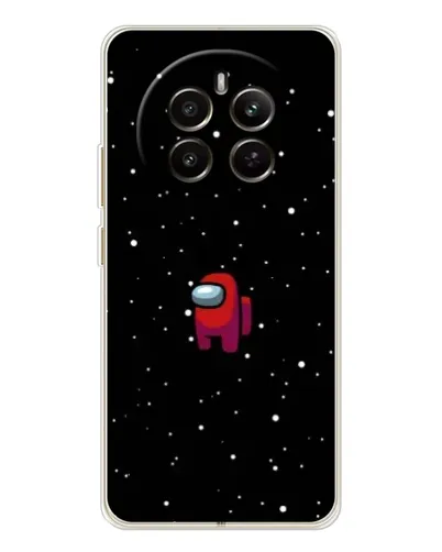 Чехол для Realme 12 с картинкой «Красный Among Us»