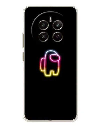 Чехол для Realme 12 с картинкой «Among Us градиент»