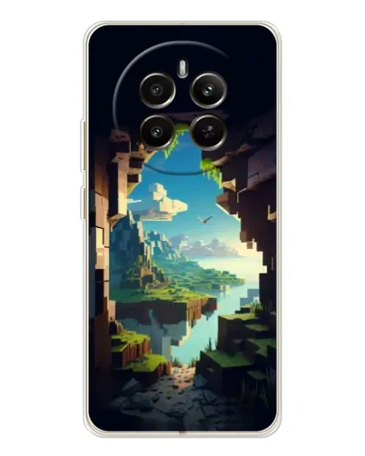 Чехол для Realme 12 с картинкой «Вид из пещеры» Чехол для Realme 12 с картинкой «Вид из пещеры»