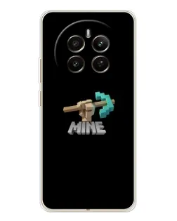 Чехол для Realme 12 с картинкой «Алмазная кирка»