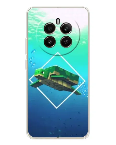 Чохол для Realme 12 з картинкою «Черепаха Minecraft» Чохол для Realme 12 з картинкою «Черепаха Minecraft»