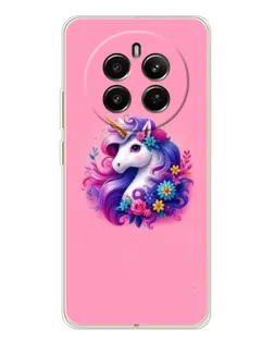 Чехол для Realme 12 с картинкой «Сказочный единорог»