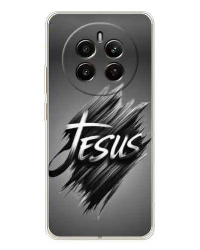 Чехол для Realme 12 с картинкой «Надпись Jesus Graffiti»