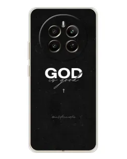 Чехол для Realme 12 с картинкой «GOD — Бог над всем»