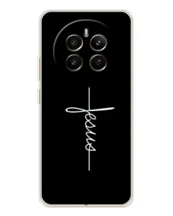 Чехол для Realme 12 с картинкой «Тонкая линия веры»