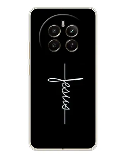 Чехол для Realme 12 с картинкой «Тонкая линия веры»