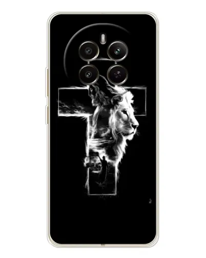 Чохол для Realme 12 з картинкою «Сяючий хрест Jesus» Чохол для Realme 12 з картинкою «Сяючий хрест Jesus»