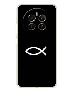 Чохол для Realme 12 з картинкою «Символ риби Jesus»