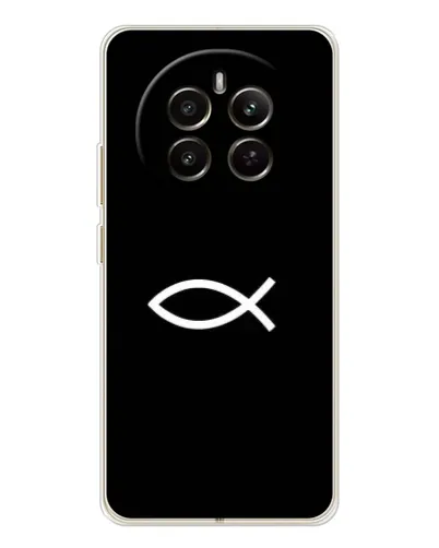 Чохол для Realme 12 з картинкою «Символ риби Jesus» Чохол для Realme 12 з картинкою «Символ риби Jesus»