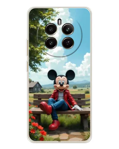 Чехол для Realme 12 с картинкой «Микки на скамейке» Чехол для Realme 12 с картинкой «Микки на скамейке»