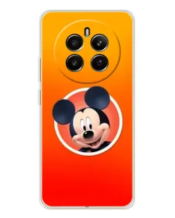 Чехол для Realme 12 с картинкой «Mickey в круге»