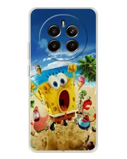 Чехол для Realme 12 с картинкой «Развлечения на пляже»