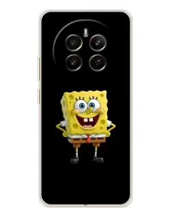 Чехол для Realme 12 с картинкой «Классический Губка Боб»