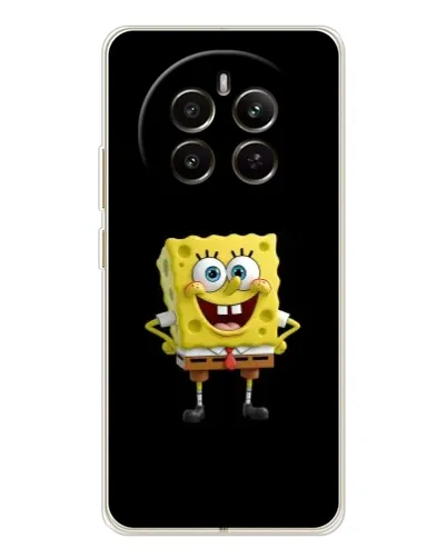 Чехол для Realme 12 с картинкой «Классический Губка Боб»