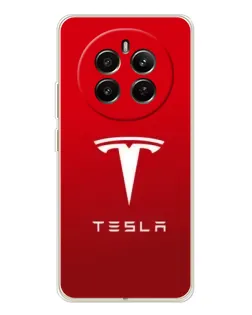 Чохол для Realme 12 з картинкою «Tesla Red Classic»