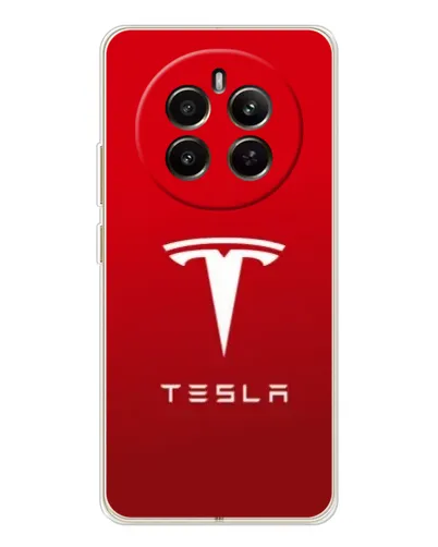 Чохол для Realme 12 з картинкою «Tesla Red Classic»