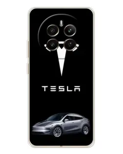 Чохол для Realme 12 з картинкою «Tesla Model Y»