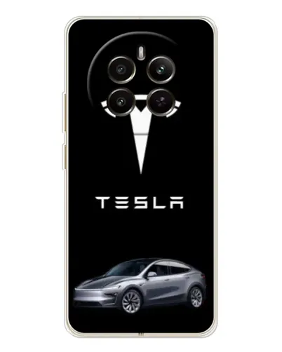 Чохол для Realme 12 з картинкою «Tesla Model Y»