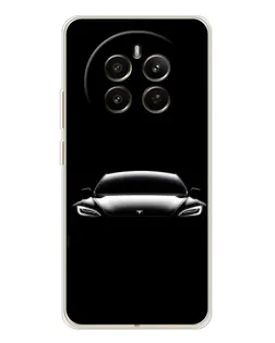 Чохол для Realme 12 з картинкою «Фари Tesla Night»