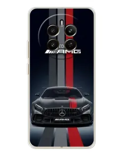 Чохол для Realme 12 з картинкою «Mercedes — білий карбон»