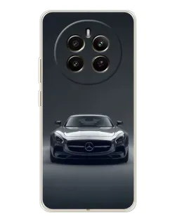 Чохол для Realme 12 з картинкою «Mercedes на чорному»