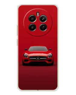 Чохол для Realme 12 з картинкою «Червоний Mercedes AMG»