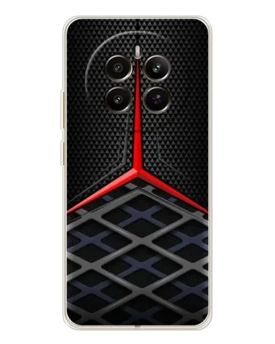 Чохол для Realme 12 з картинкою «Mercedes Carbon Grid»