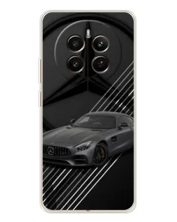 Чохол для Realme 12 з картинкою «Mercedes AMG — графіка»