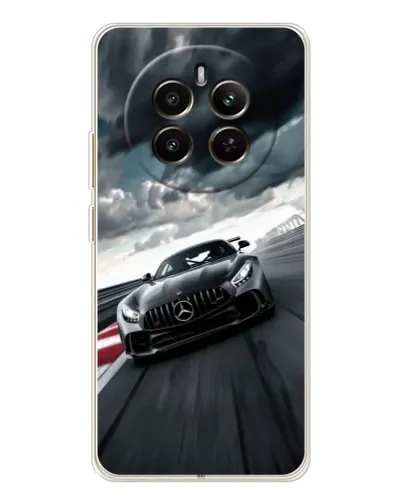Чохол для Realme 12 з картинкою «Гоночний Mercedes AMG»