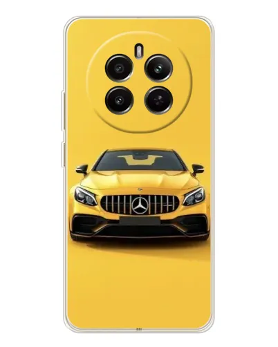 Чохол для Realme 12 з картинкою «Жовтий Mercedes GT»
