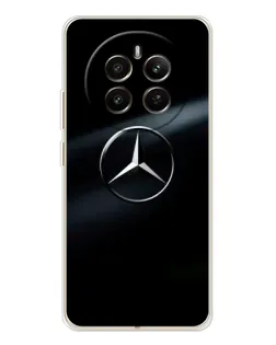 Чохол для Realme 12 з картинкою «Mercedes на металі»