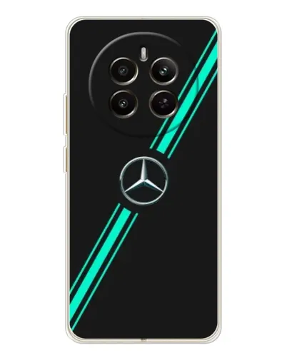 Чохол для Realme 12 з картинкою «Спортивні лінії Mercedes» Чохол для Realme 12 з картинкою «Спортивні лінії Mercedes»