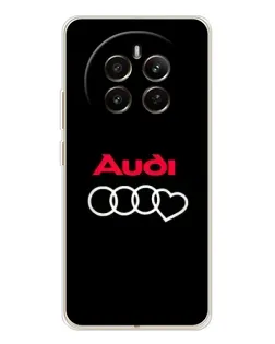 Чохол для Realme 12 з картинкою «Логотип Audi Heart»