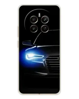 Чохол для Realme 12 з картинкою «Неоновий погляд Audi»