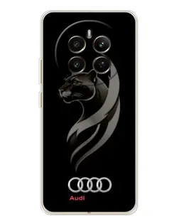 Чохол для Realme 12 з картинкою «Графіка — пантера та Audi»