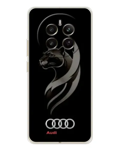 Чохол для Realme 12 з картинкою «Графіка — пантера та Audi»