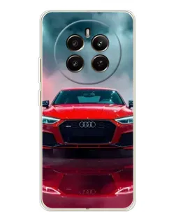 Чохол для Realme 12 з картинкою «Audi RS — червоний стиль»