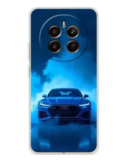Чохол для Realme 12 з картинкою «Audi — блакитна енергія»