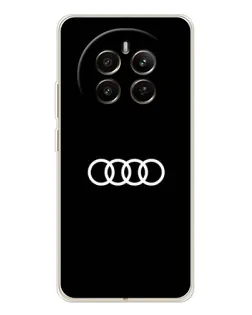 Чохол для Realme 12 з картинкою «Audi White Logo»
