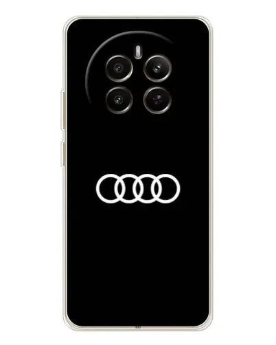 Чохол для Realme 12 з картинкою «Audi White Logo»