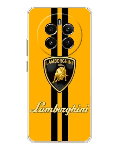 Чохол для Realme 12 з картинкою «Lamborghini Stripe жовтий» Чохол для Realme 12 з картинкою «Lamborghini Stripe жовтий»