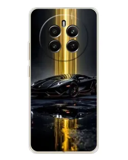 Чохол для Realme 12 з картинкою «Нічний Lamborghini драйв»